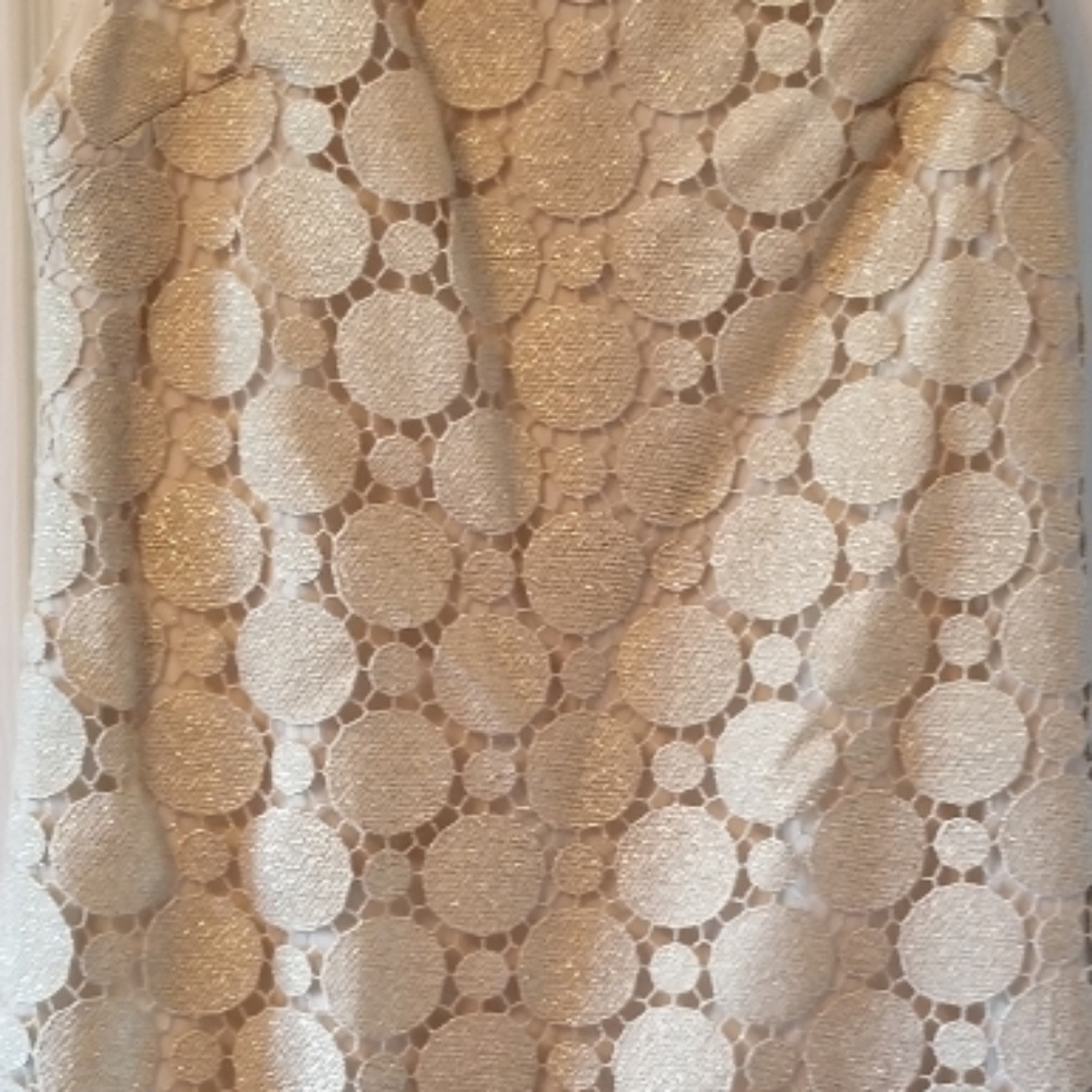 🚨Alice + Olivia Gold clyde Aline dress - Picture 5 of 5